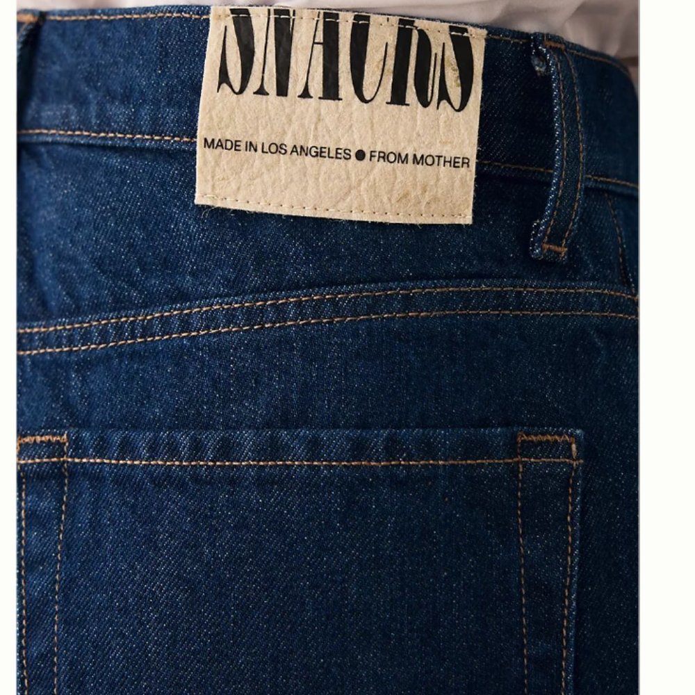 MOTHER SNACKS! The Funnel Sneak Jeans Size-31/Color: COLD BREW NWT - Picture 5 of 11